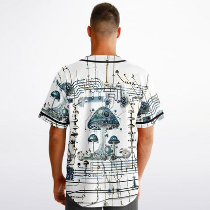 Mushroom Circuitry Reversible Baseball Jersey