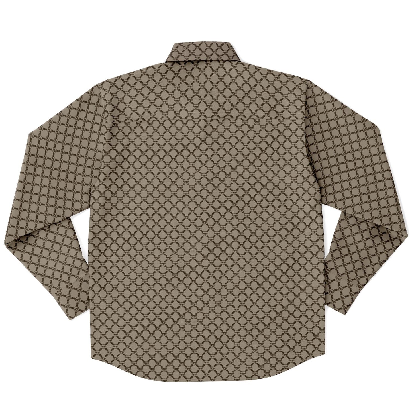 Mushroom Guzzi Long Sleeve Button Down Shirt