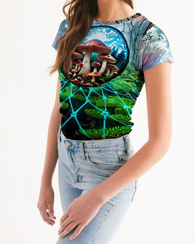 exhalted Forest of Fungi Women's All-Over Print Tee