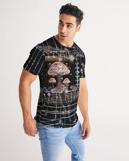 Mushroom Circuitry Dark Tee