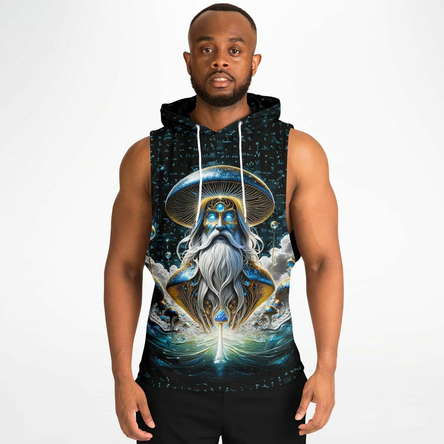 Lord Fungi Athletic Drop Armhole Hoodie