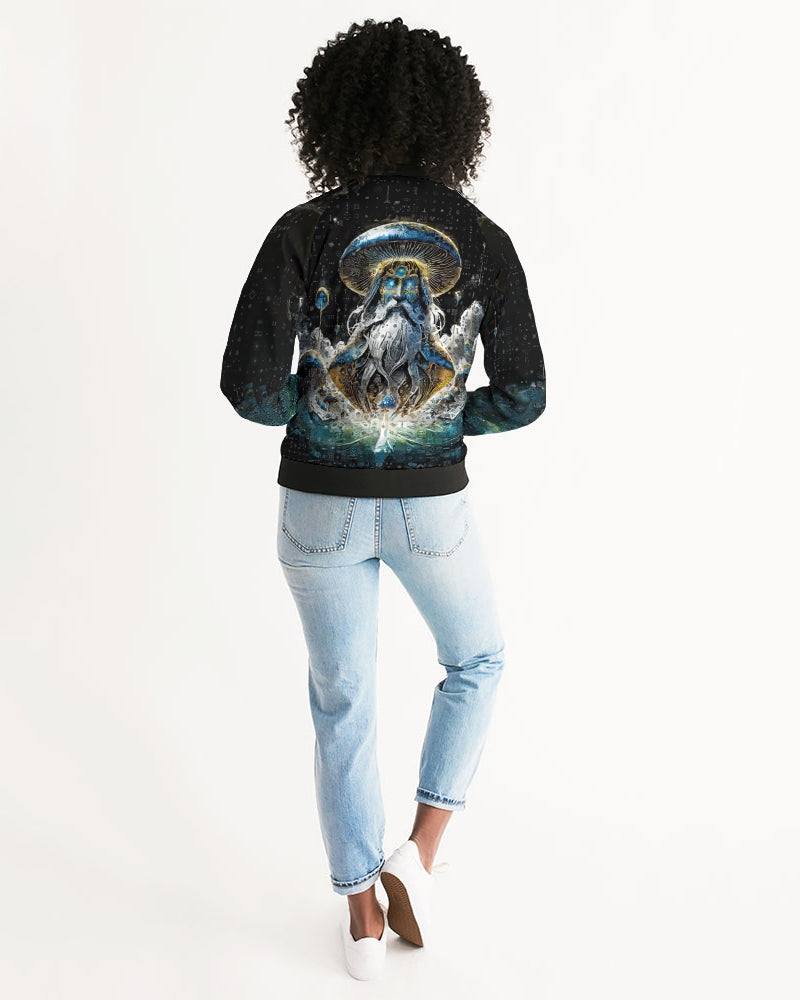 Mushroom Lord SHeets Women's Bomber Jacket