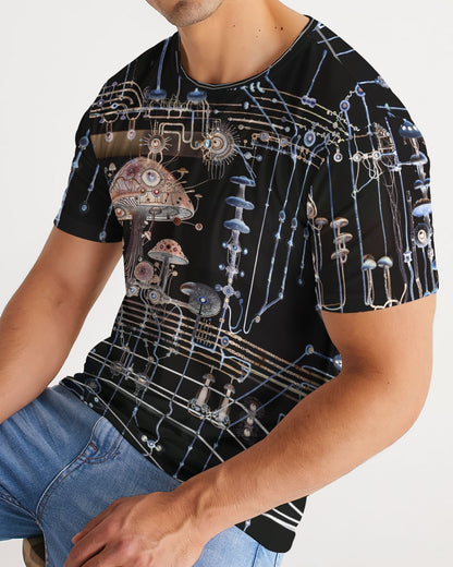 Mushroom Circuitry Dark Tee