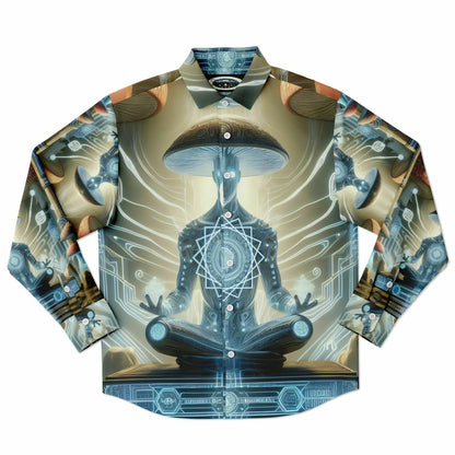 AmaNet Long Sleeve Button Down Shirt