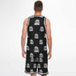 B&W Mushrooms Basketball Set Rib