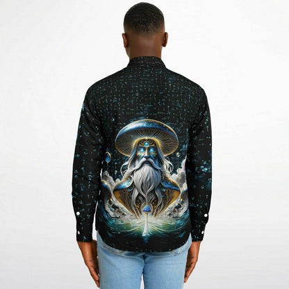 Lord Fungi Long Sleeve Button Down Shirt