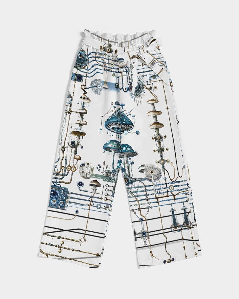 Mushroom Circuitry High-Rise Wide Leg Pants