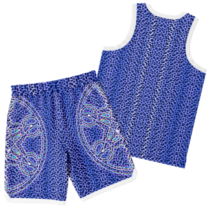 Blue Cheetah Basketball Set Rib