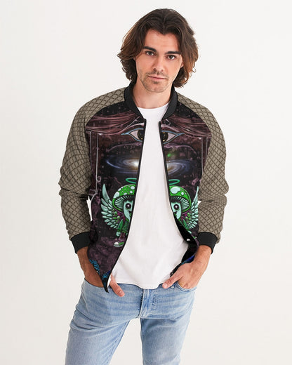 Happy Fungi Men's All-Over Print Bomber Jacket