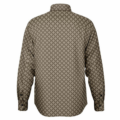 Mushroom Guzzi Long Sleeve Button Down Shirt