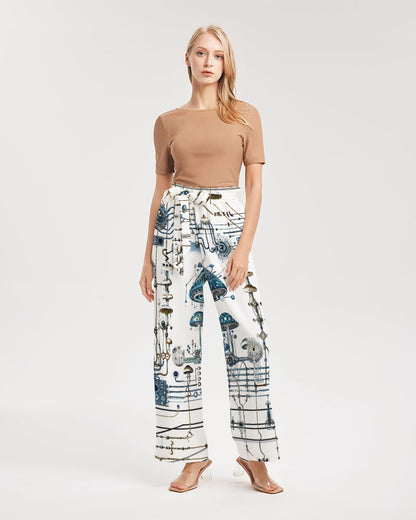 Mushroom Circuitry High-Rise Wide Leg Pants