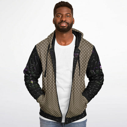 Mushroom Guzzi Microfleece Zip-up hoodie