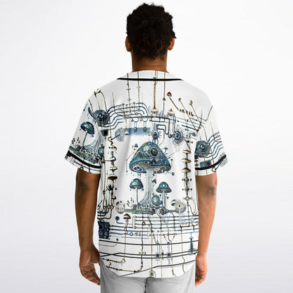 Mushroom Circuitry Reversible Baseball Jersey