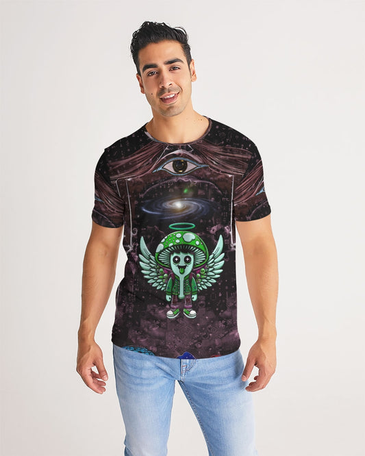 Happy Fungi Men's All-Over Print Tee