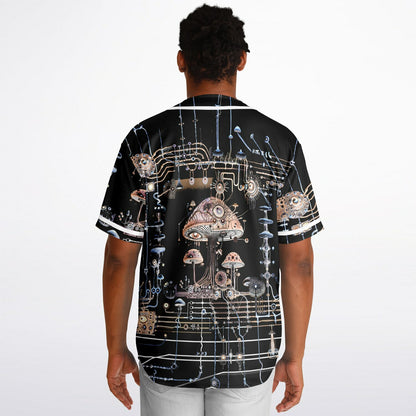 Mushroom Circuitry Reversible Baseball Jersey