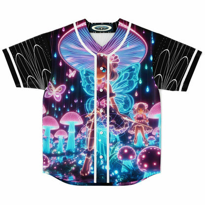 Pink Girl Mushroom - Baseball Jersey