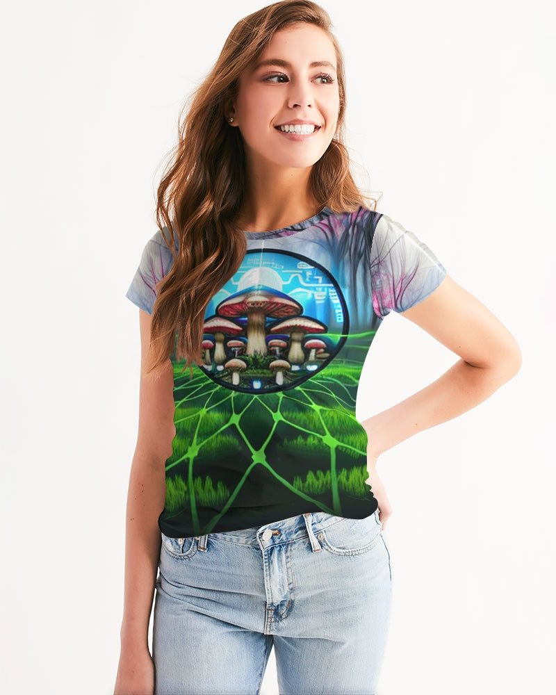 Red Tip Forest Women's All-Over Print Tee