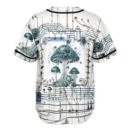 Mushroom Circuitry Reversible Baseball Jersey