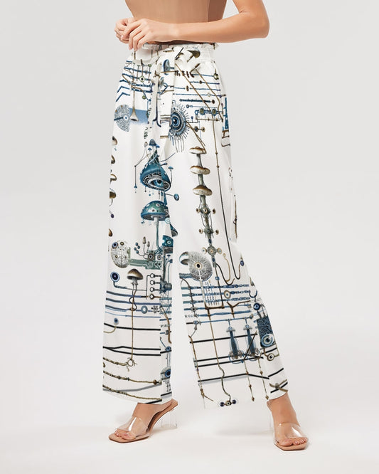 Mushroom Circuitry High-Rise Wide Leg Pants