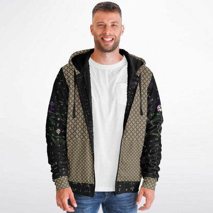 Mushroom Guzzi Microfleece Zip-up hoodie