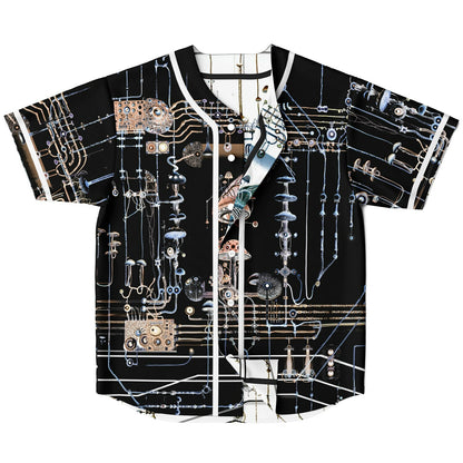 Mushroom Circuitry Reversible Baseball Jersey