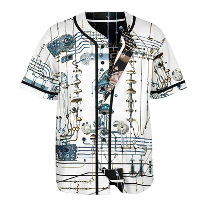 Mushroom Circuitry Reversible Baseball Jersey