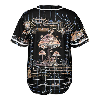 Mushroom Circuitry Reversible Baseball Jersey