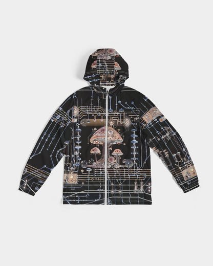 Mushroom Circuitry (Dark) Windbreaker