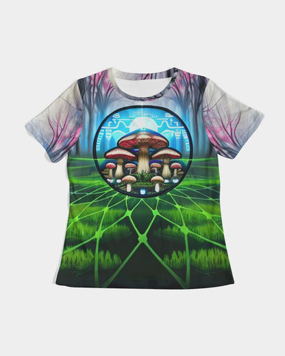 Red Tip Forest Women's All-Over Print Tee