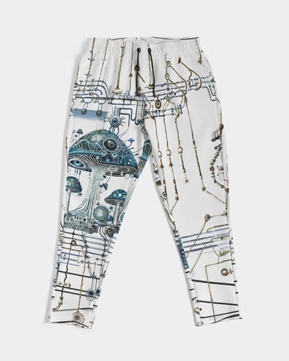 Mushroom Circuitry Men's All-Over Print Joggers