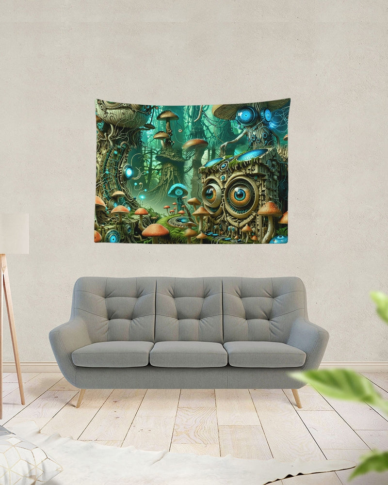 Forest tripland Tapestry 80"x60"