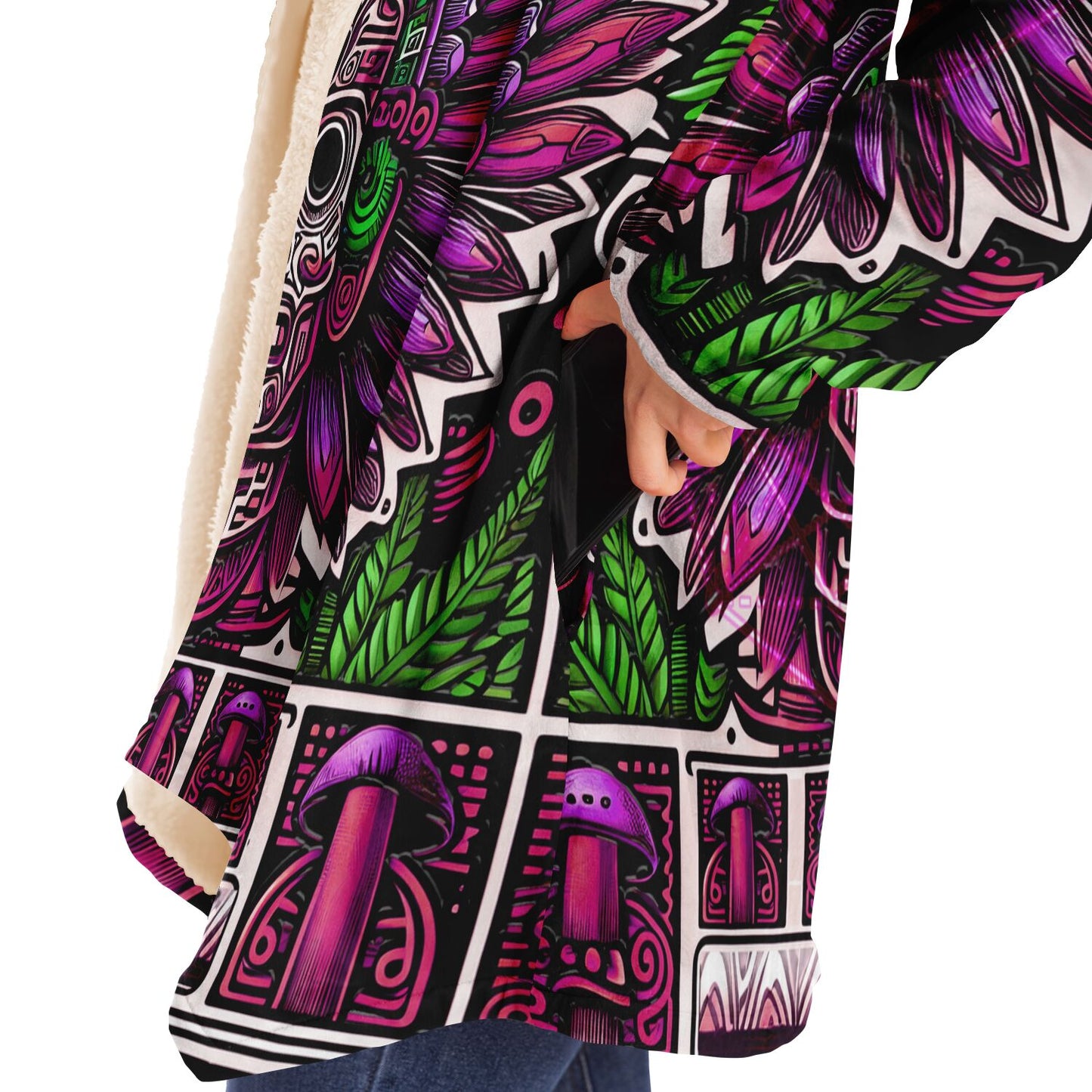 Techno Shaman - Microfleece Cloak