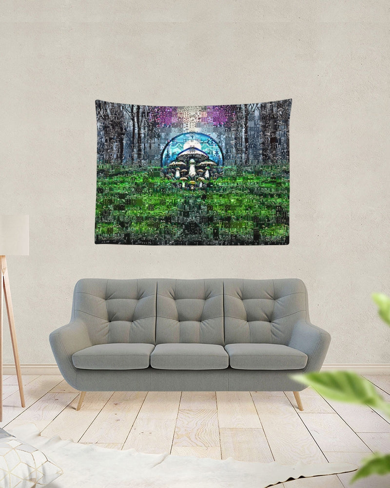 Fungi Forest Among Us Tapestry 80"x60"