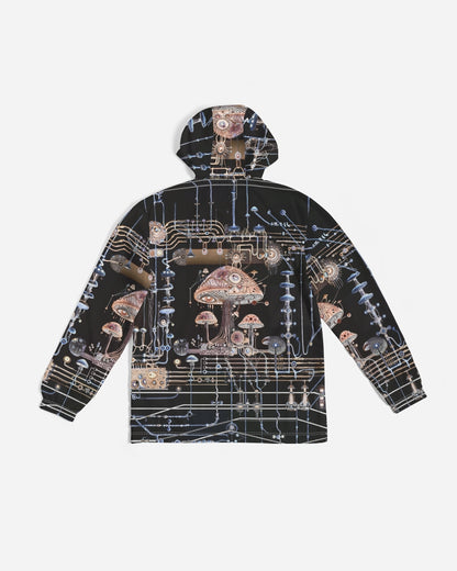 Mushroom Circuitry (Dark) Windbreaker