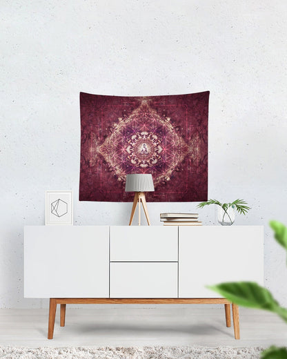 Mushroom Buddha Tapestry 60"x51"