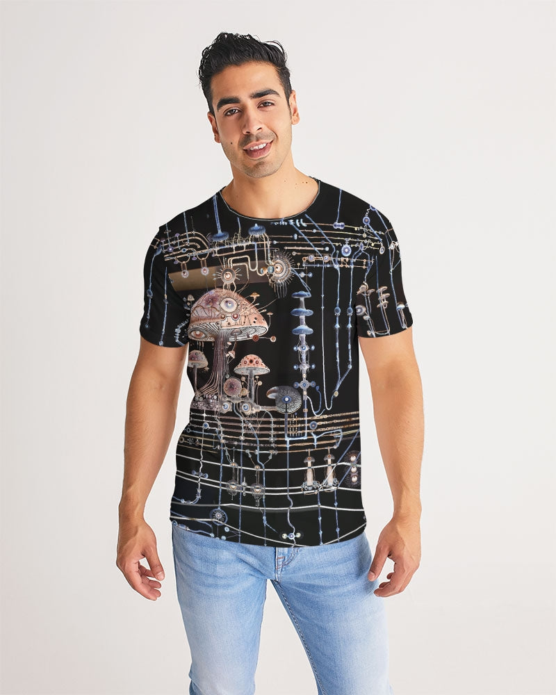 Mushroom Circuitry Dark Tee