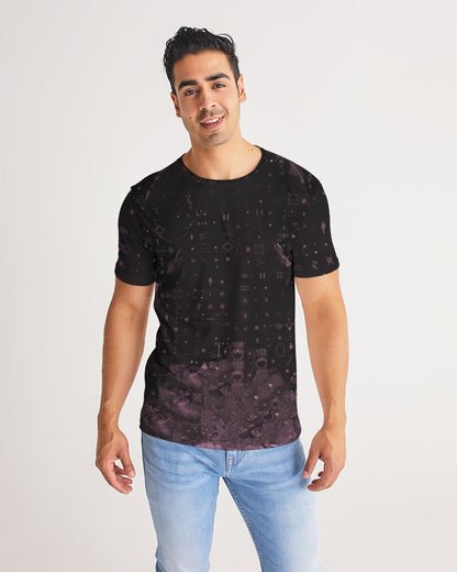 Pink Mushroom pattern Men's All-Over Print Tee