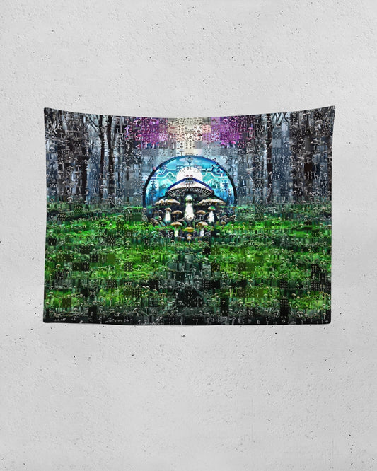 Fungi Forest Among Us Tapestry 80"x60"