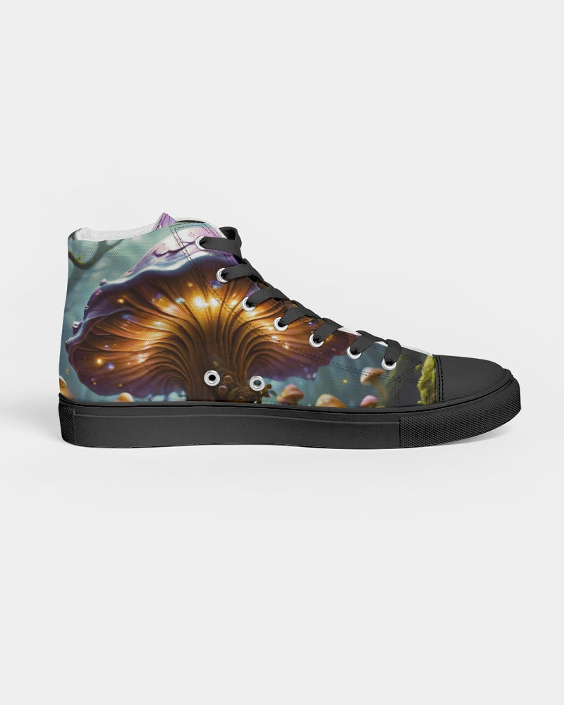 Opulence Men's Hightop Canvas Shoe - Black