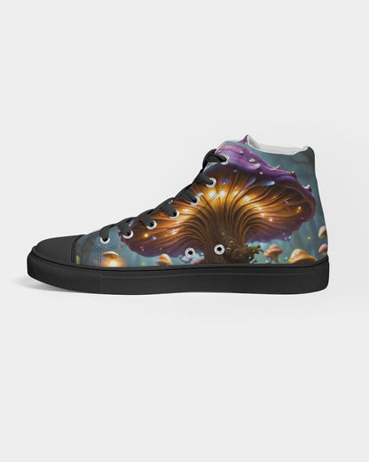 Opulence Men's Hightop Canvas Shoe - Black