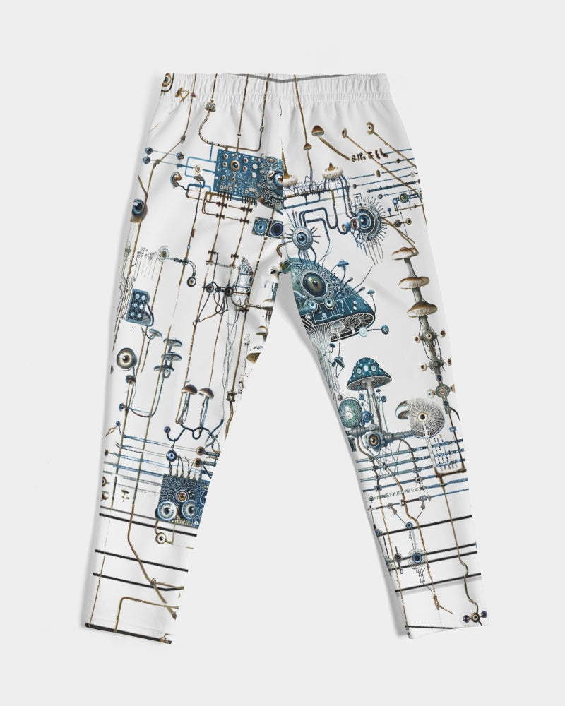 Mushroom Circuitry Men's All-Over Print Joggers