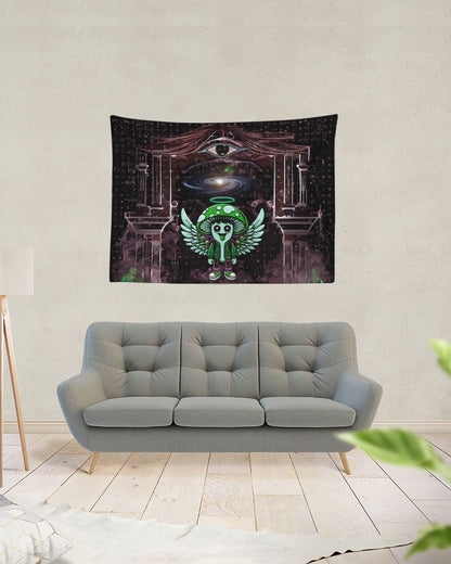Happy Fungi Tapestry 80"x60"