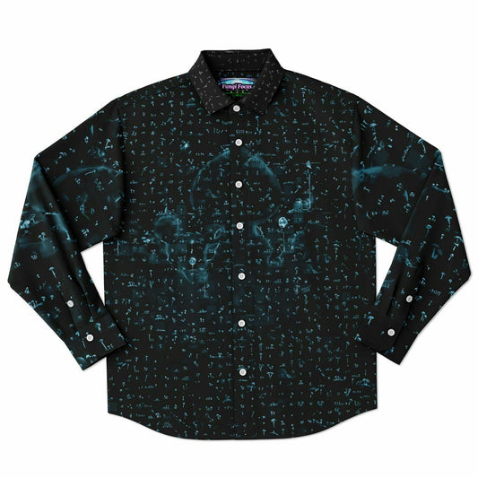 Lord Fungi Long Sleeve Button Down Shirt