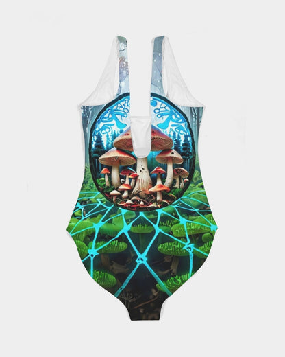 exhalted Forest of Fungi Women's One-Piece Swimsuit