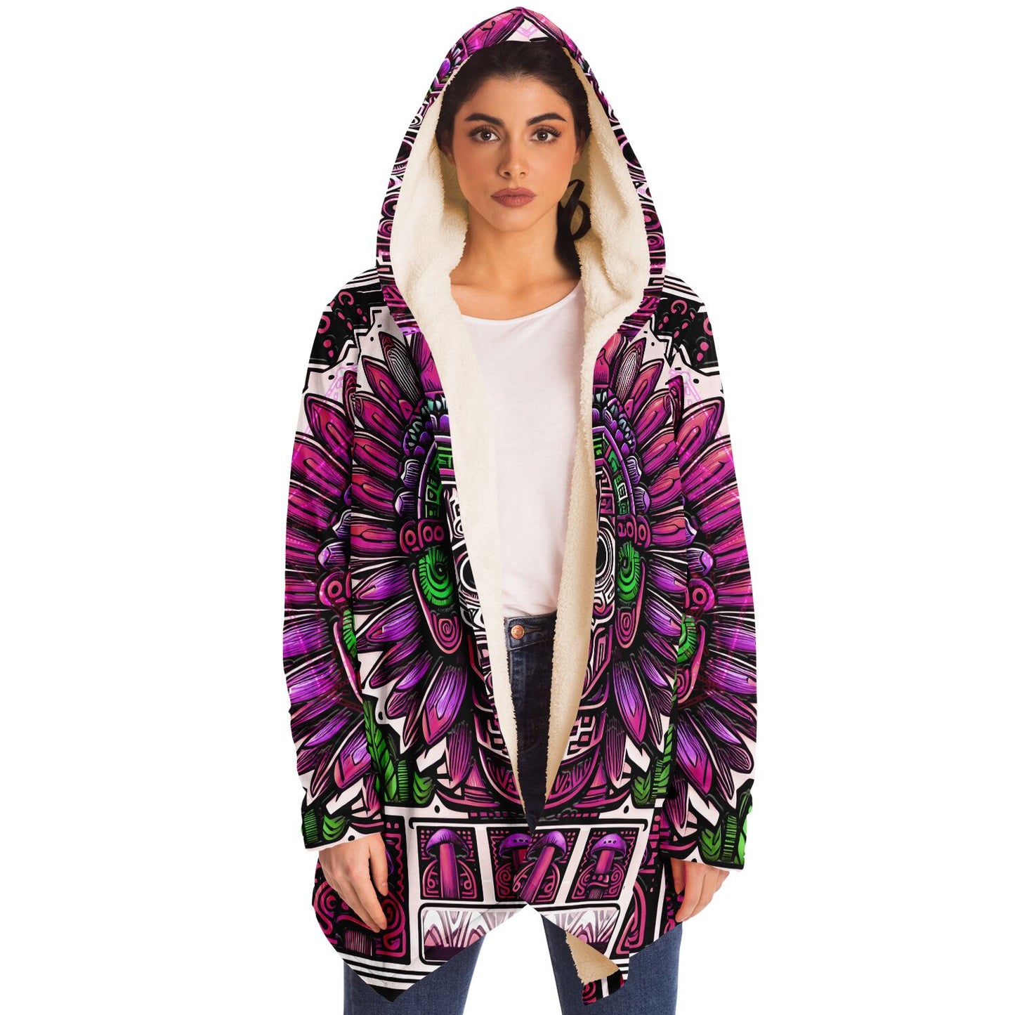 Techno Shaman - Microfleece Cloak