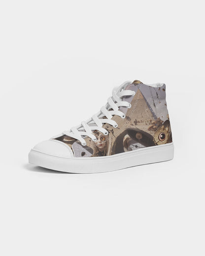 pyramids Men's Hightop Canvas Shoe