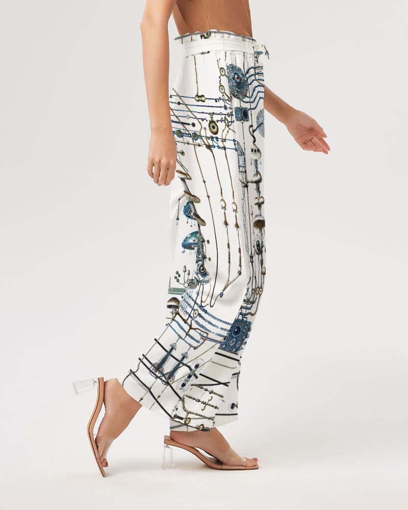 Mushroom Circuitry High-Rise Wide Leg Pants