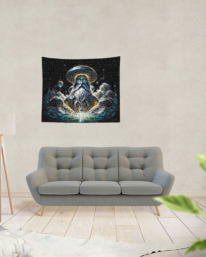 All Seeing Mushroom Lord Tapestry 60"x51"
