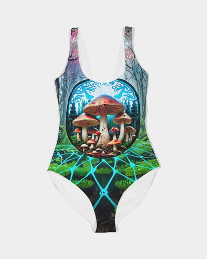 exhalted Forest of Fungi Women's One-Piece Swimsuit