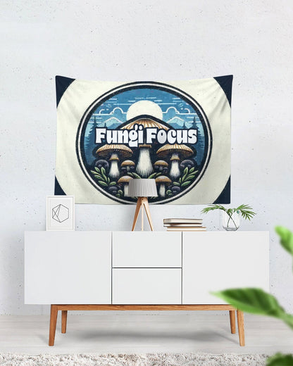 Fungi Focus Tapestry Tapestry 80"x60"